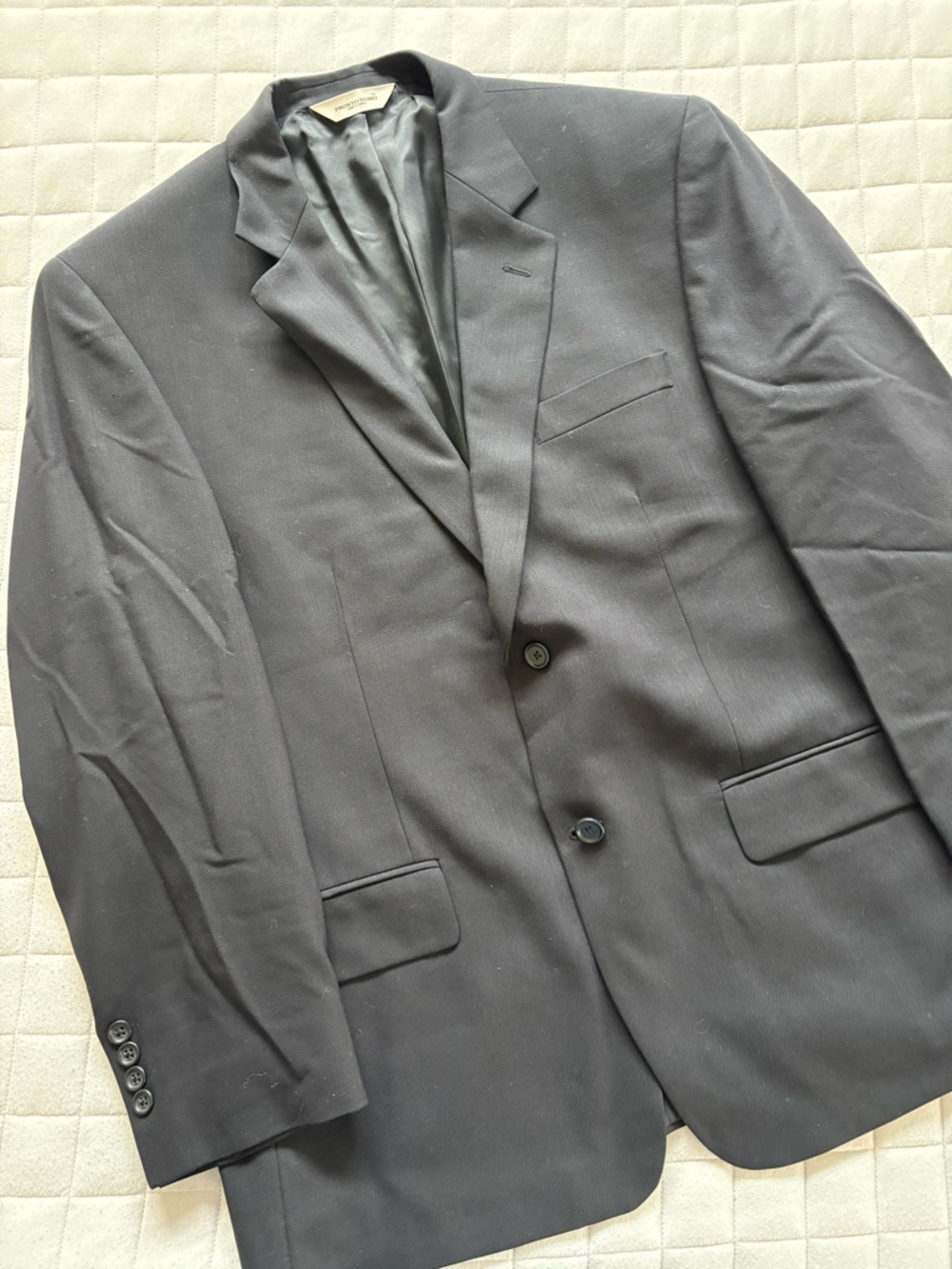Pronto Uomo Men’s Black Suit Jacket - 42 Short